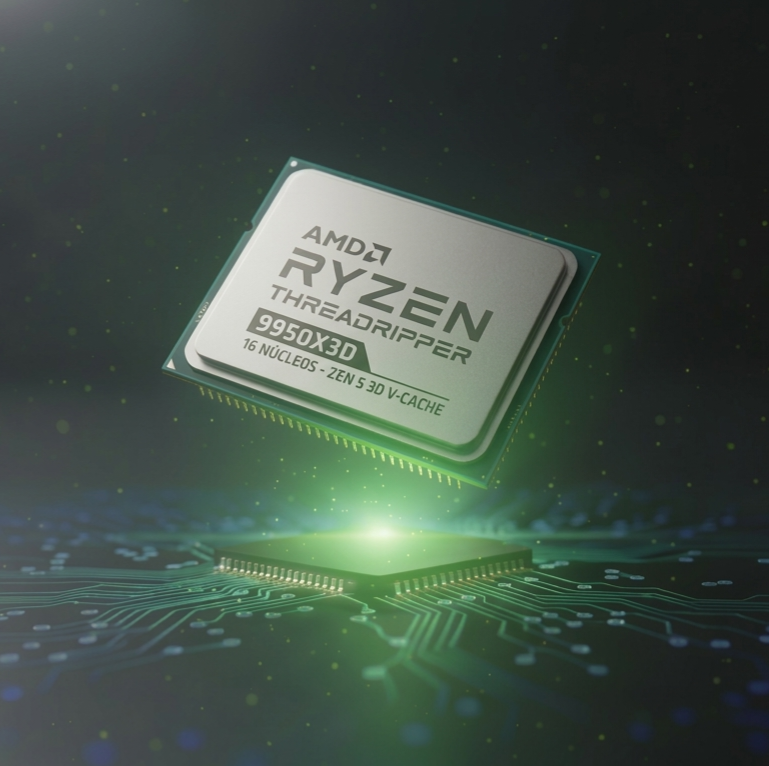 Procesador AMD Ryzen 9 9950X3D 16 Núcleos AM5 - Zen 5 3D V-Cache hasta 5.7GHz